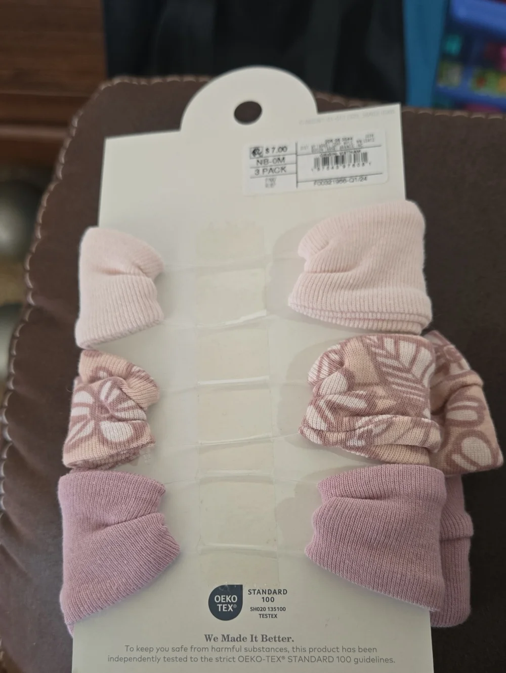 Cloud island Pink & Mauve Knotted Head Wraps - 3 Pack